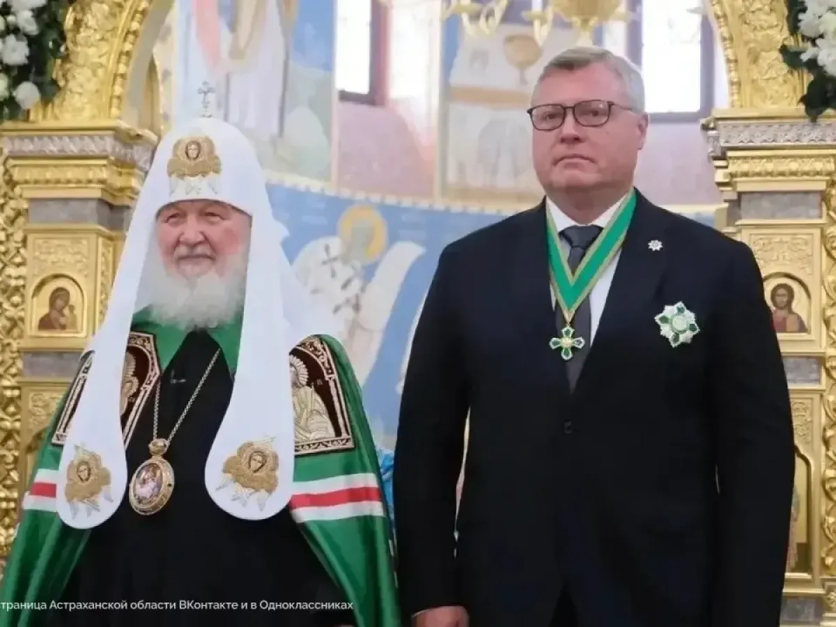 В Астрахани освятили собор Благовещения Пресвятой Богородицы