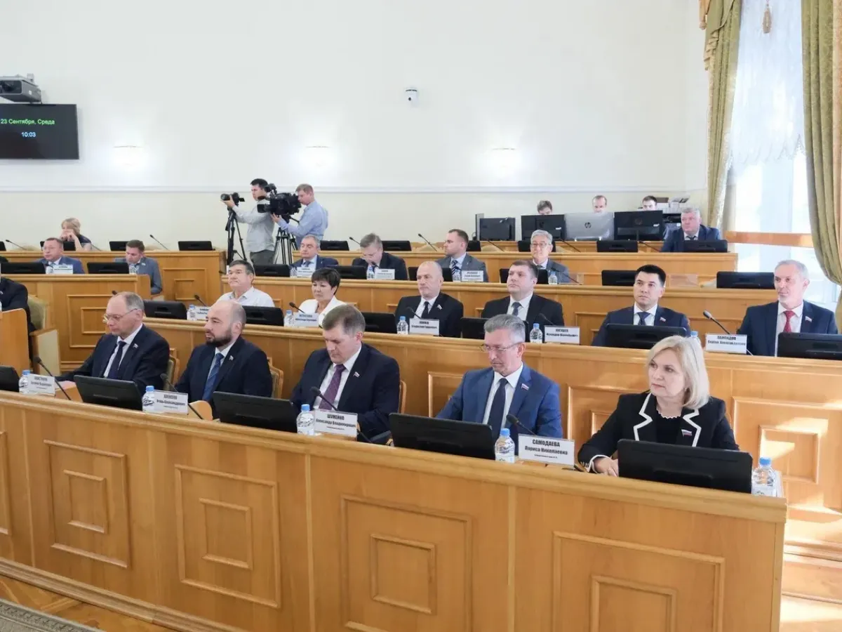 В Астрахани прошло первое заседание Думы Астраханской области восьмого созыва