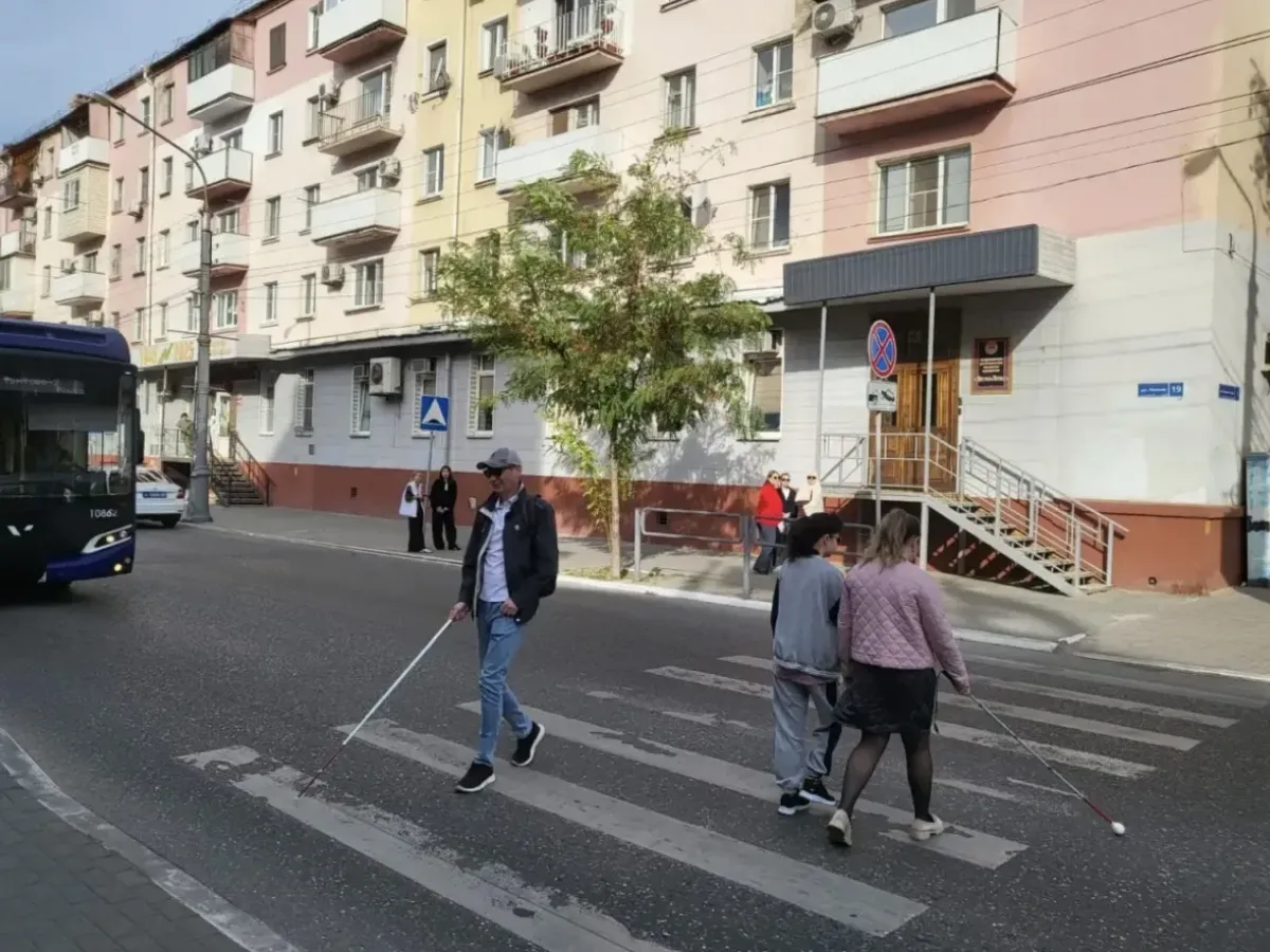 В Астрахани и районах области прошла акция «Внимание, водитель! Незрячий пешеход!»