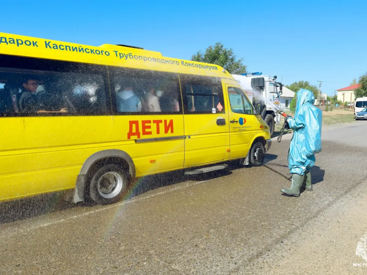 В Астраханской области отработали ликвидацию условной химической аварии