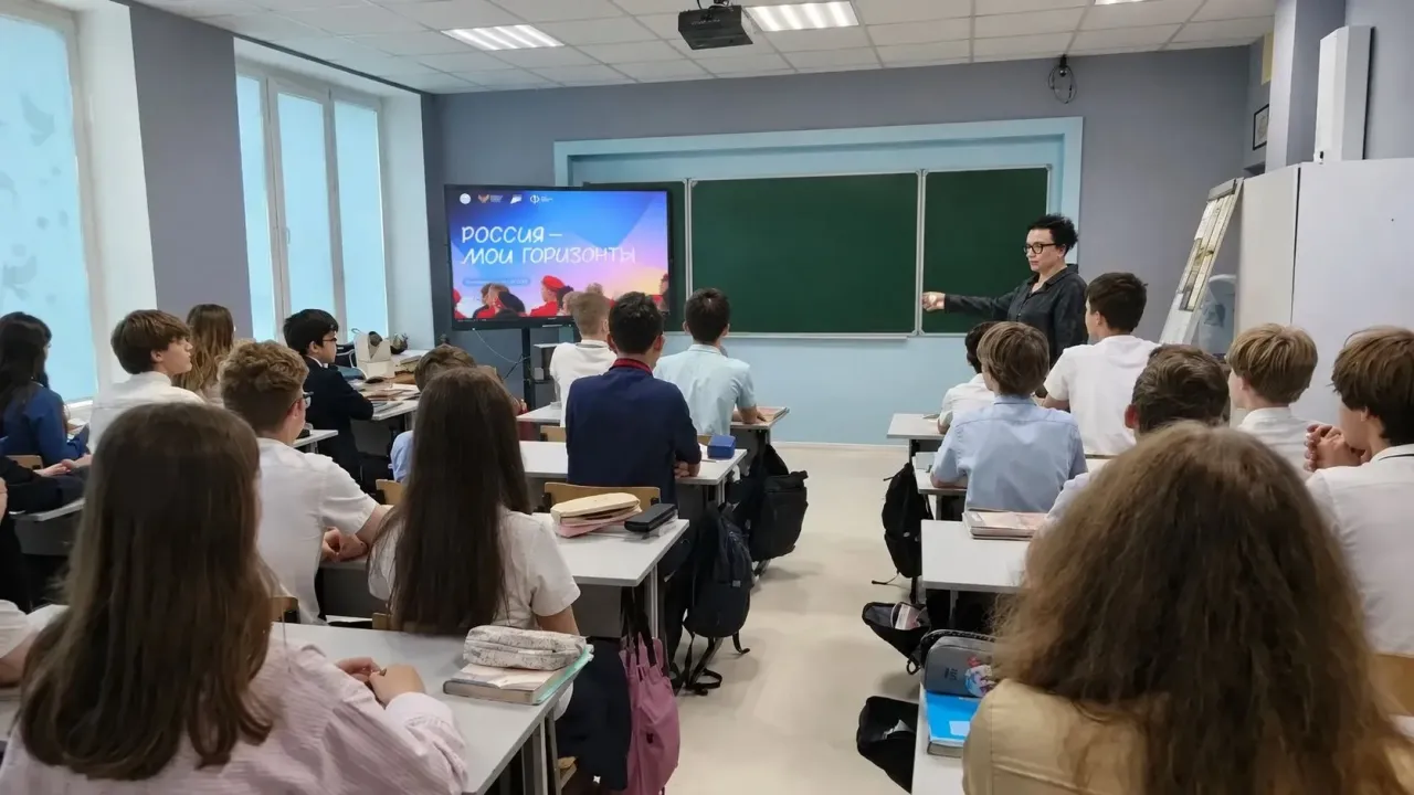 В астраханских школах запустили обновленный курс профориентации «Россия – мои горизонты» — Астрахань Сейчас