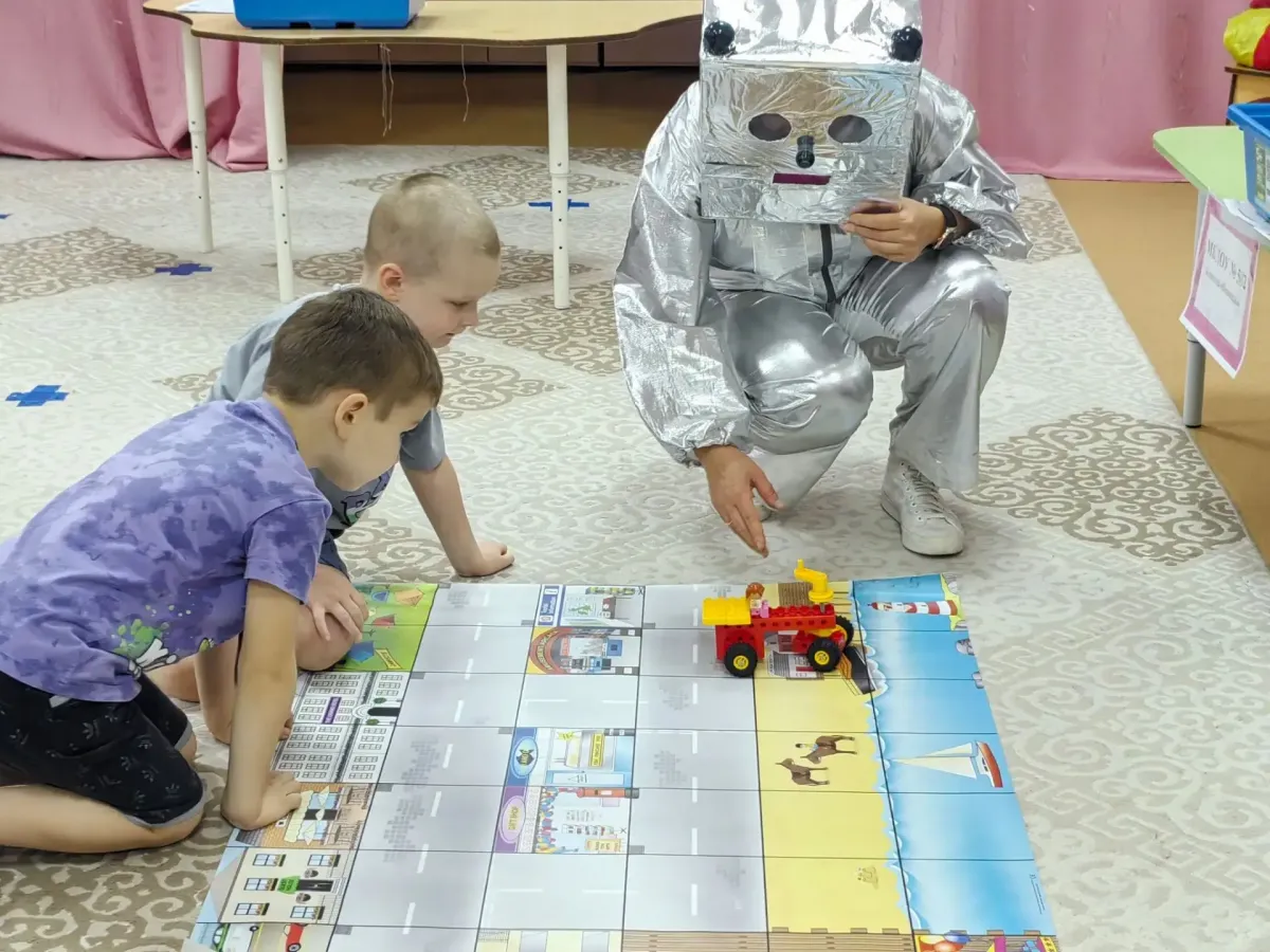 В детском саду № 519 прошли конструкторские игры «Первые механизмы»