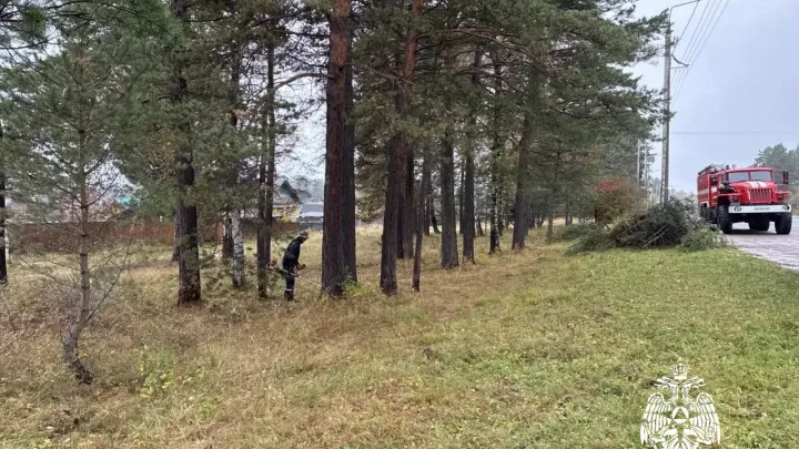 МЧС помогло подготовить территорию Большой Речки к пожароопасному периоду — Иркутск Сейчас