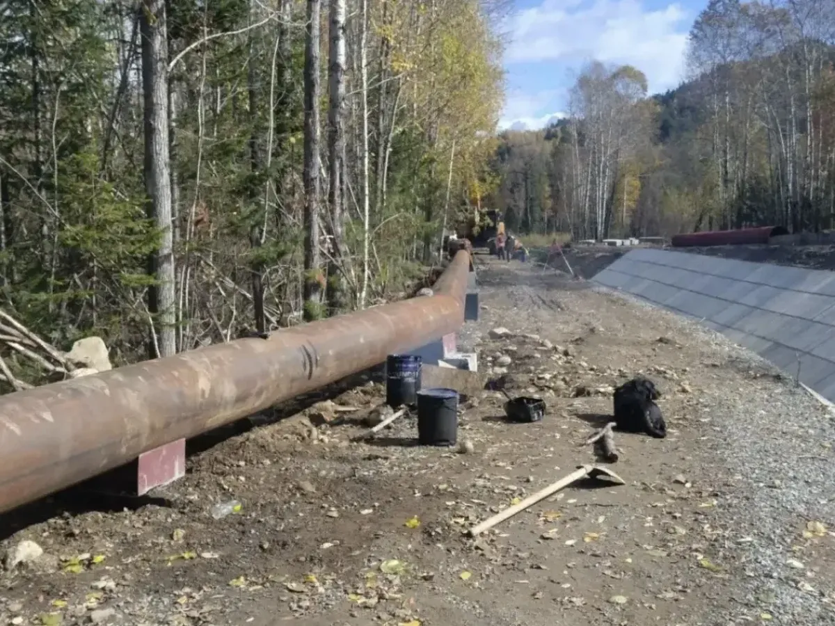 Реконструкцию селезащитного сооружения на полигоне отходов БЦБК выполнили на 56%