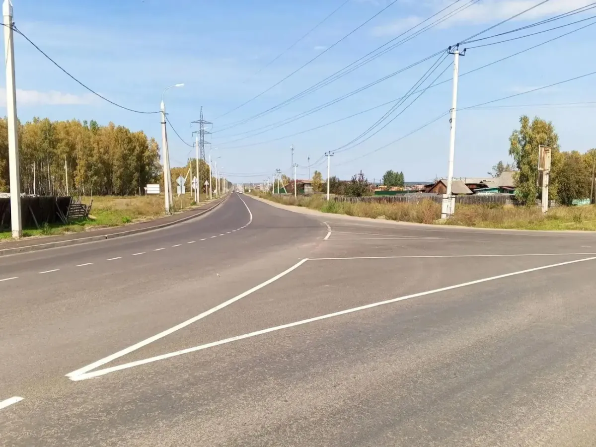 В Иркутской области отремонтировали участок дороги Нижнеудинск – Порог