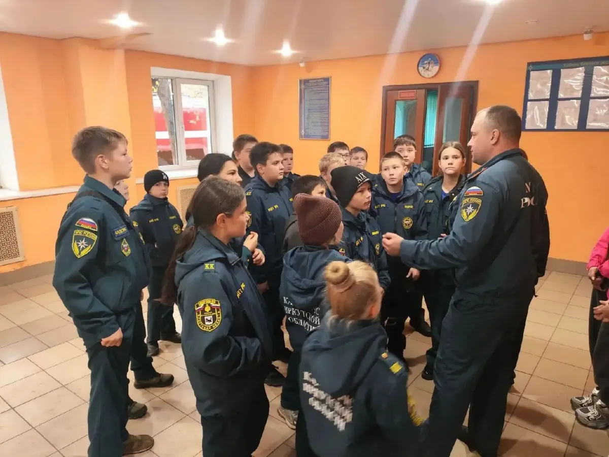 Иркутский пожарный провел более ста занятий по безопасности для детей с начала года