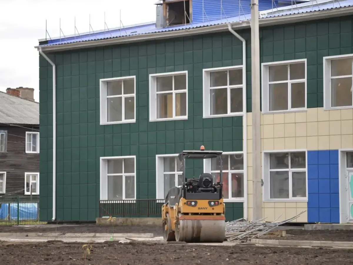 Строительство школы в поселке Мамакан вышло на завершающий этап