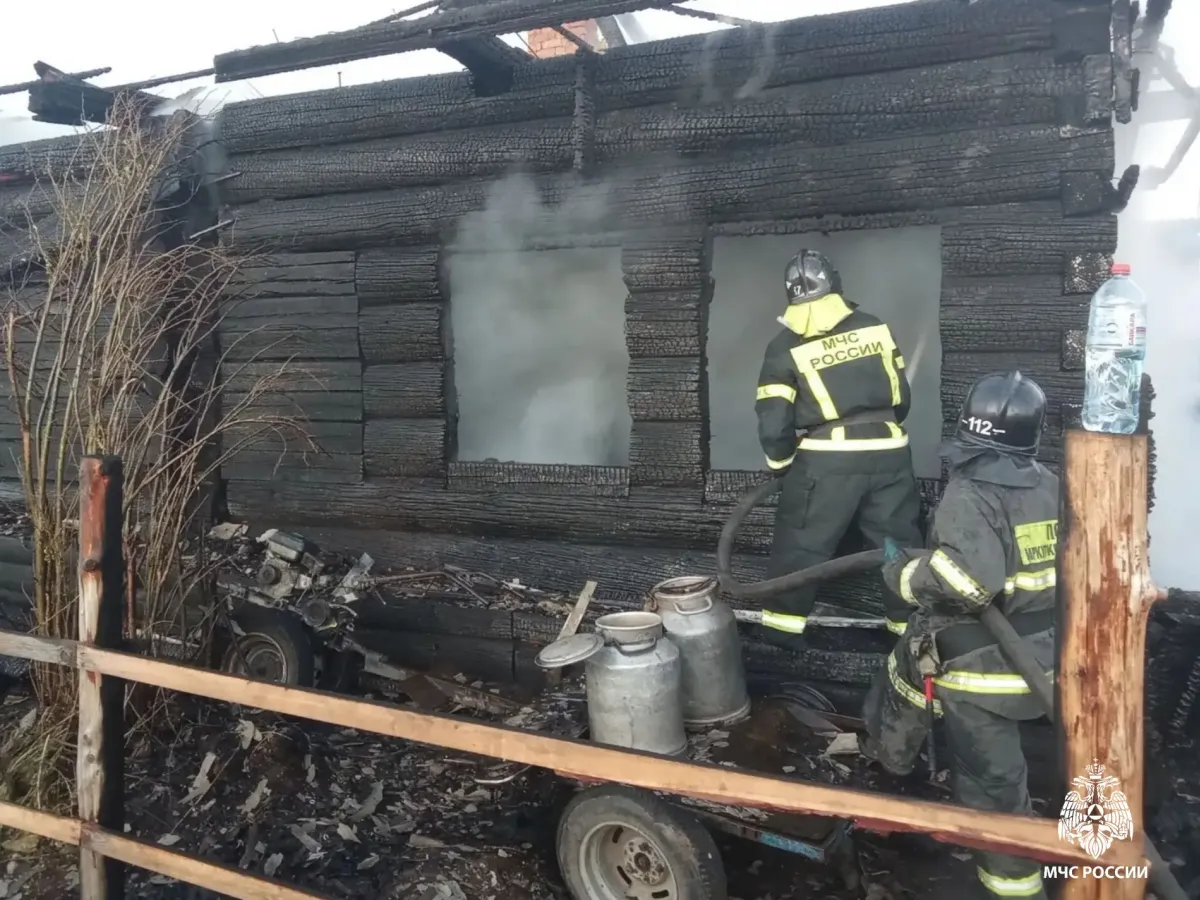 На пожарах в Иркутской области погиб один человек, двое получили травмы
