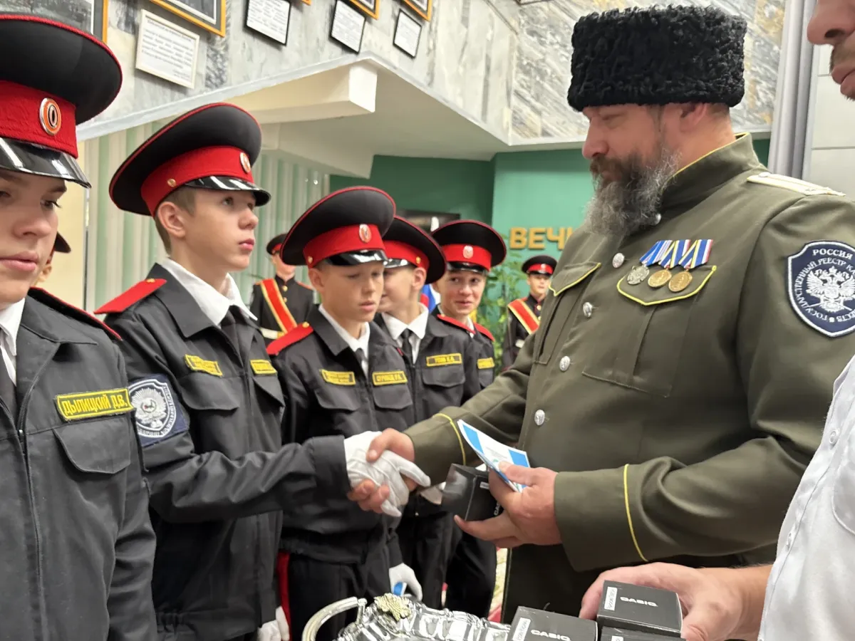 57 воспитанников Ангарского казачьего кадетского корпуса принесли клятву кадета