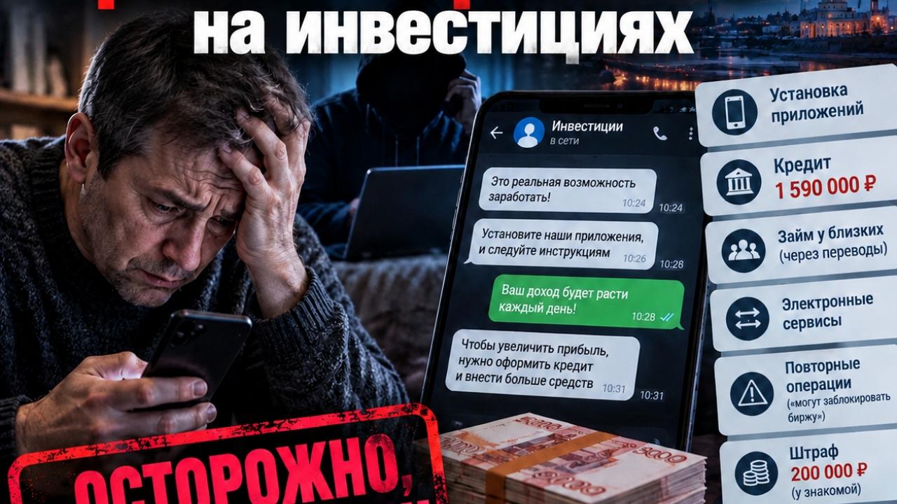 Иркутянин лишился более 2,8 млн рублей после предложения заработать на инвестициях — Иркутск Сейчас