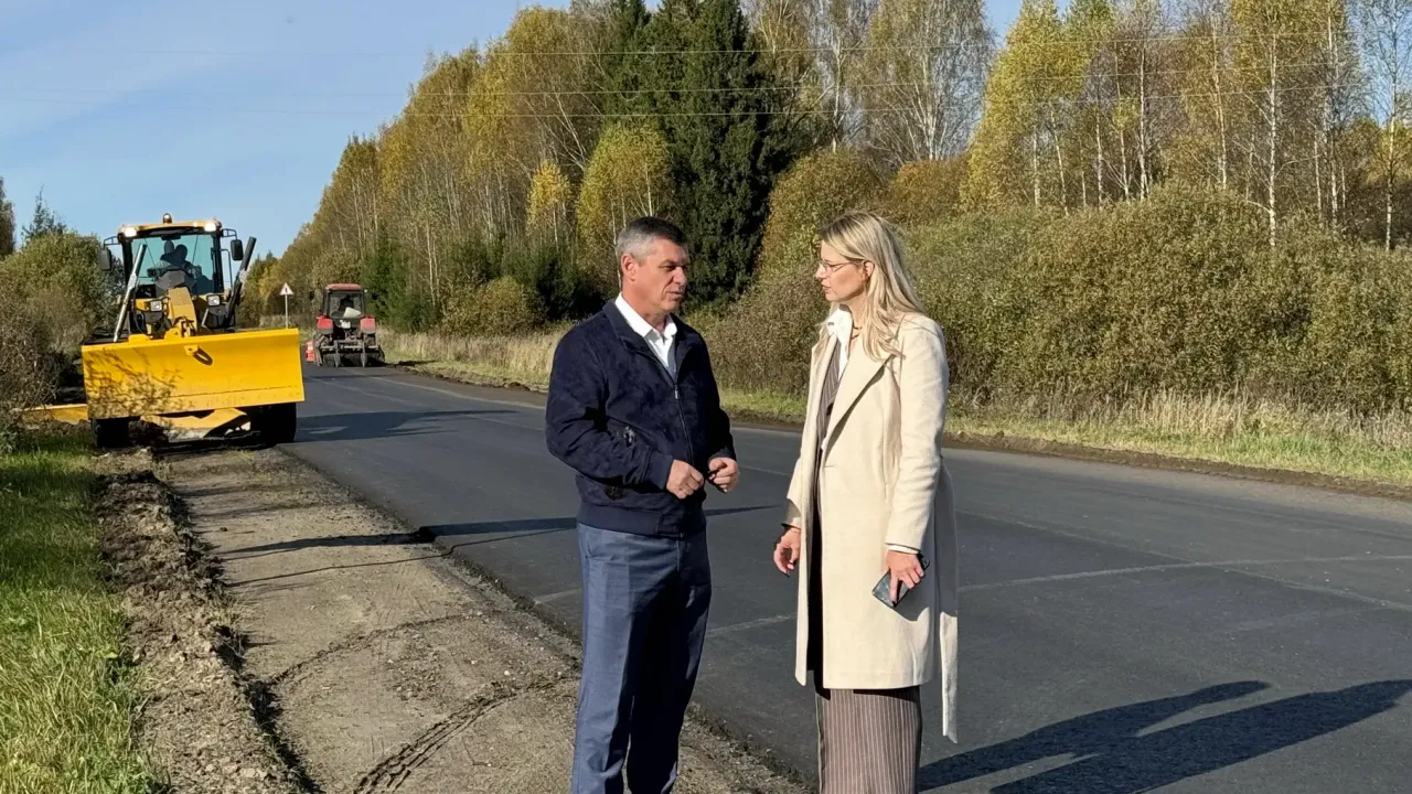 В Лежневском районе завершили ремонт двухкилометрового участка сельской дороги — Иваново Сейчас