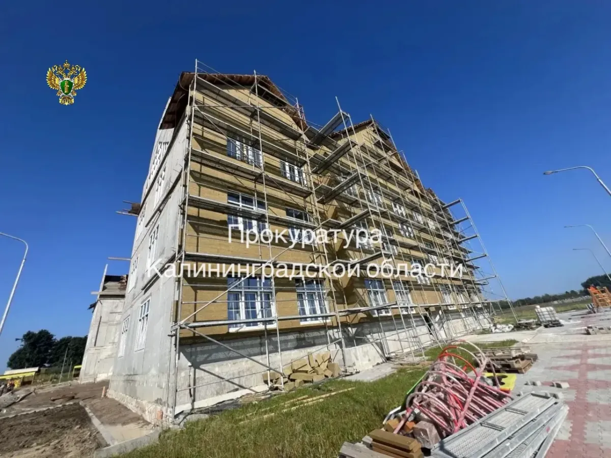 Прокуратура выявила нарушения при строительстве детского сада в Гвардейске