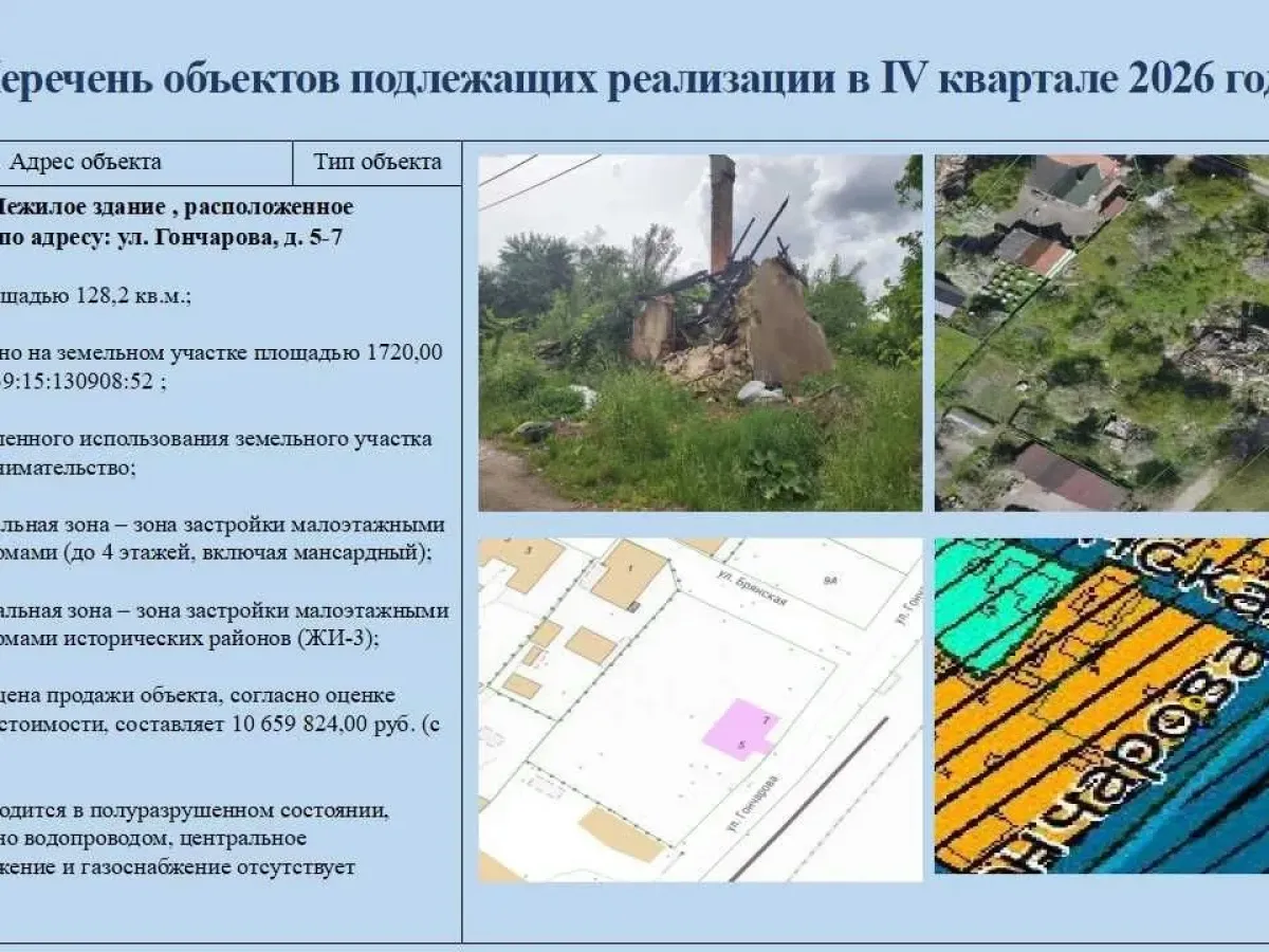 В Калининграде до конца года выставят на торги новые объекты муниципального имущества