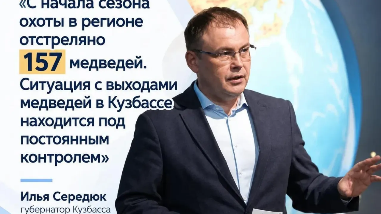 Губернатор сообщил, что ситуация с выходами медведей в Кузбассе под контролем — Кемерово Сейчас