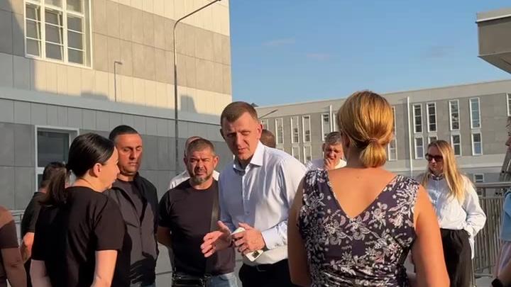 Глава Краснодара проверил готовность новой школы на улице Пономаренко — Краснодар Сейчас