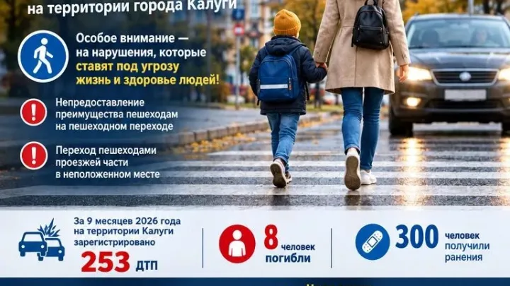 В Калуге с 12 по 14 октября пройдет акция «Пешеход» — Настоящий Обнинск