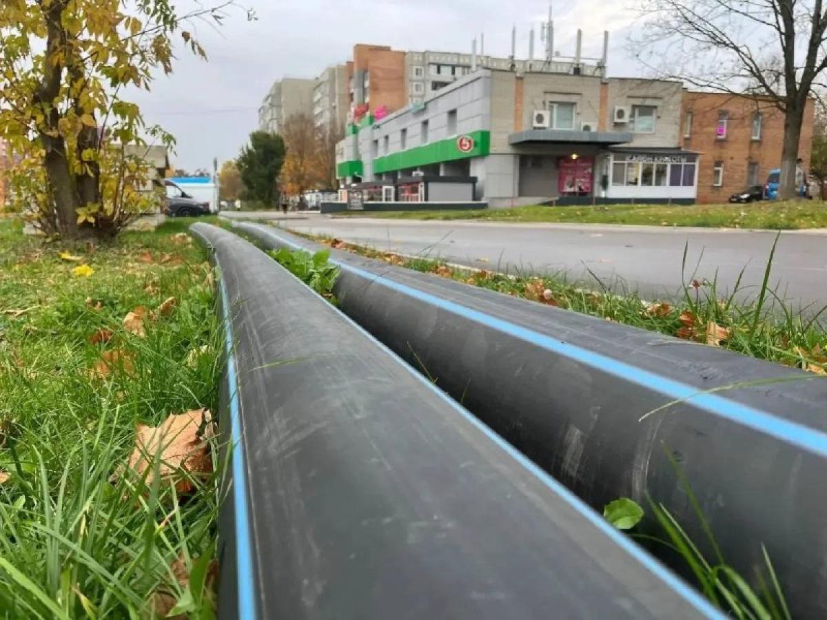 В Обнинске продолжается реконструкция водопровода на участке у проспекта Ленина