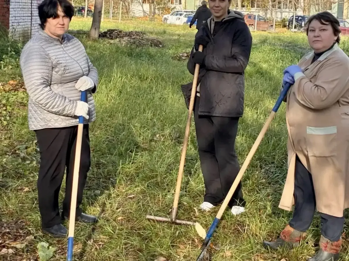 В Обнинске с начала осени провели 207 субботников и вывезли около 2500 кубометров мусора