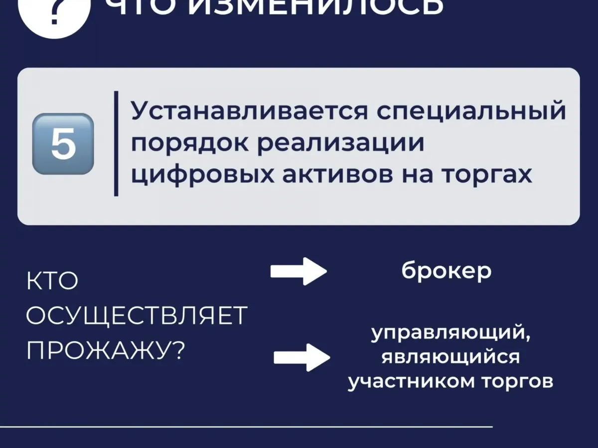 Судебные приставы рассказали об изменениях в обращении взыскания на цифровые активы