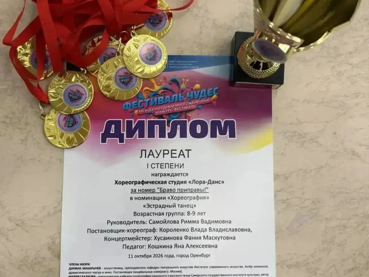 Коллектив «Лора-Данс» стал лауреатом I степени в двух номерах