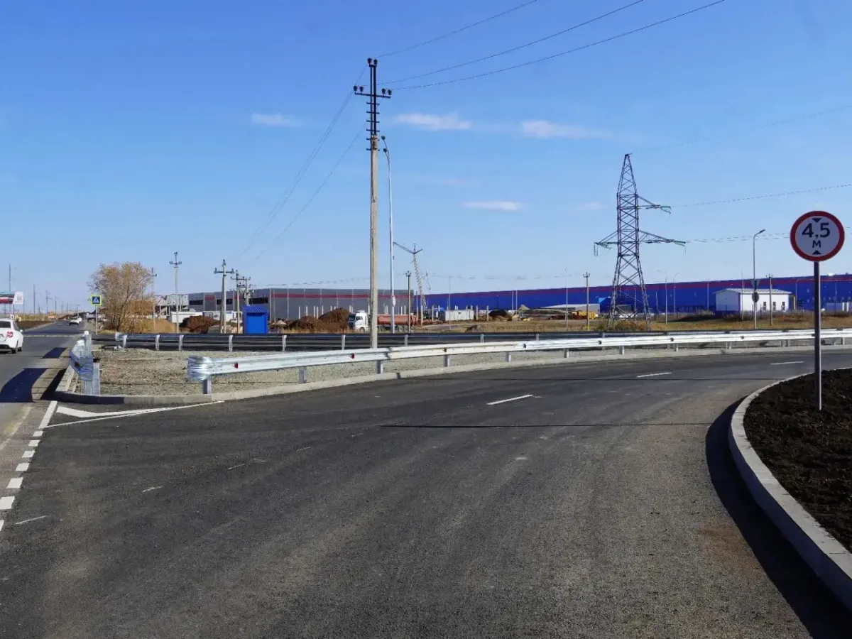 В Оренбурге завершили строительство улицы Тихой