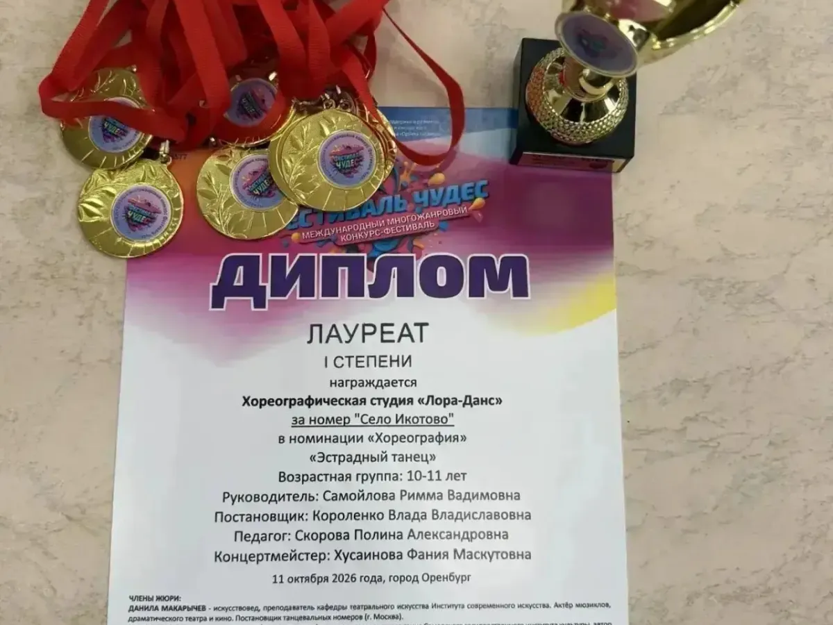 Коллектив «Лора-Данс» стал лауреатом I степени в двух номерах