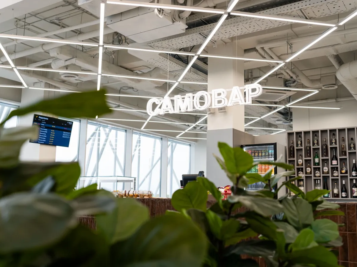 В новом терминале аэропорта Оренбург открылись два кафе в зале регистрации