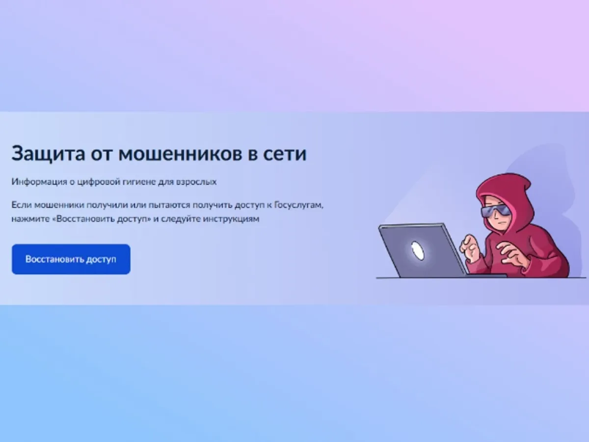 На Госуслугах запустили сервис «Защита от мошенников в сети»