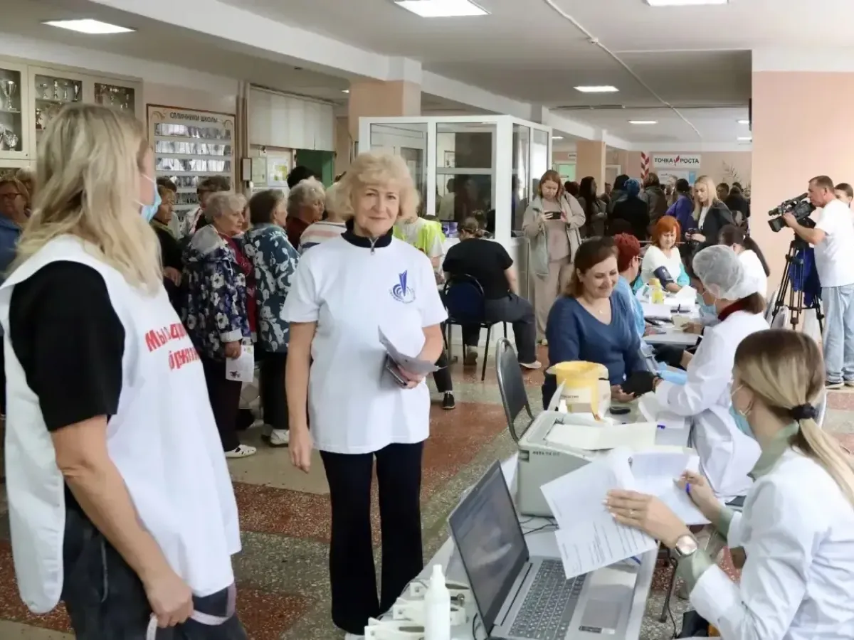 В Каменке прошла акция движения «За медицину здорового долголетия»