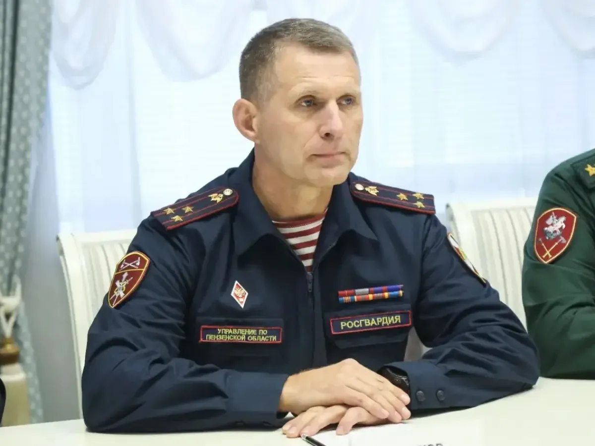 Павла Пучкова представили как нового начальника управления Росгвардии по Пензенской области