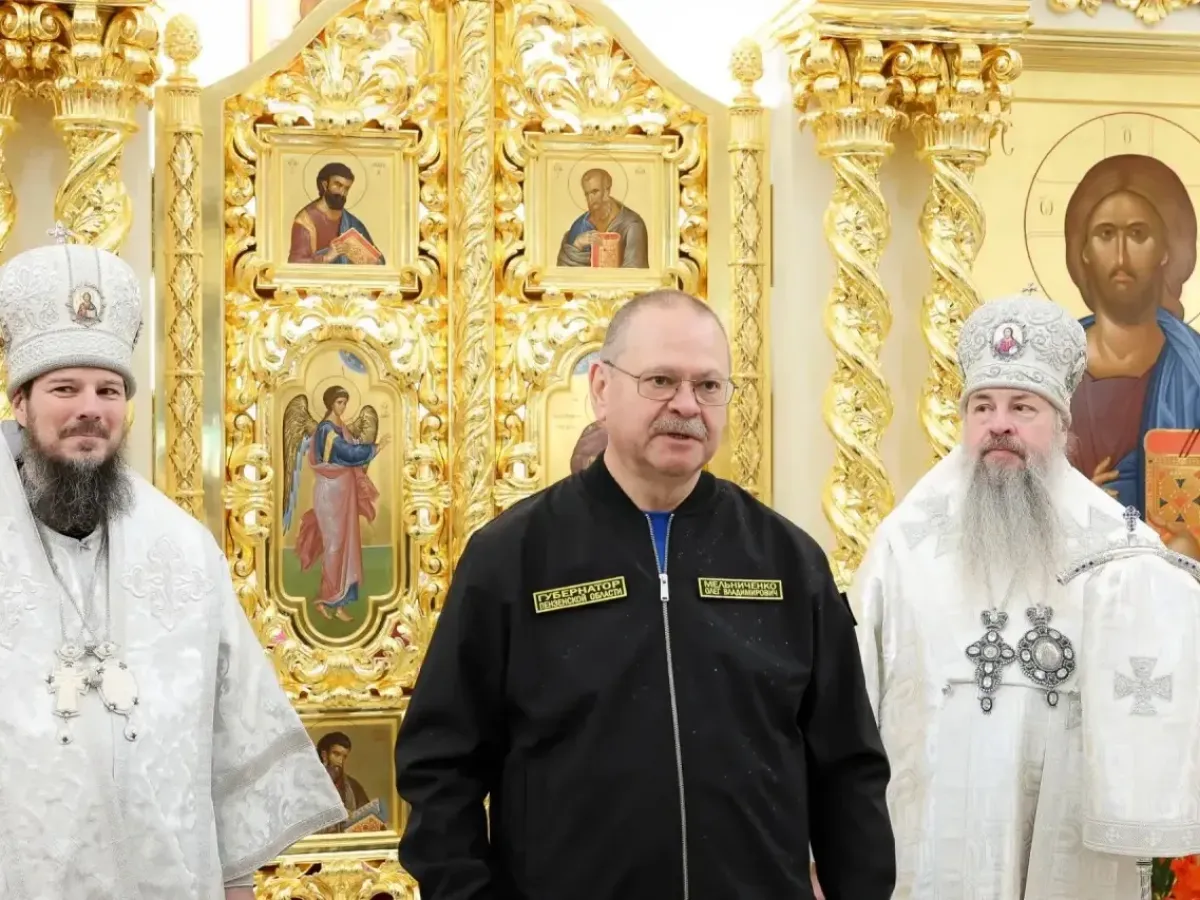 В Лугометрии после освящения храма поддержали идею мемориала защитникам Отечества