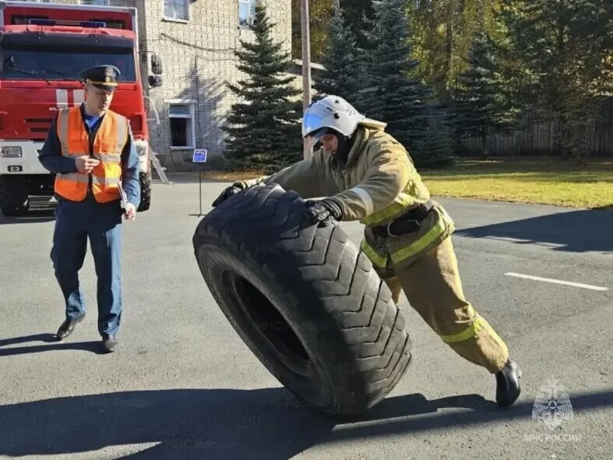 В специальной пожарной части прошел открытый турнир по пожарному многоборью