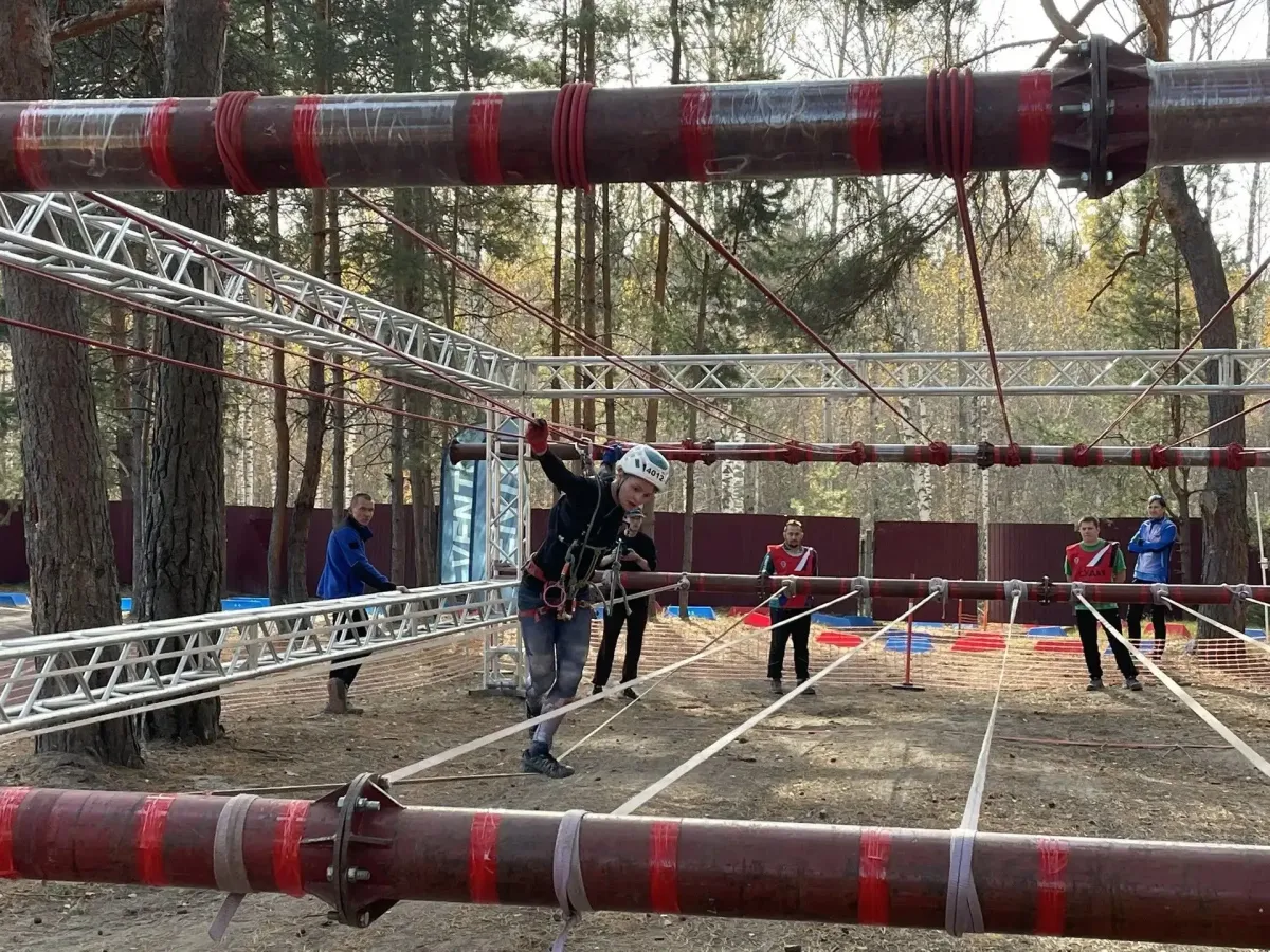 На турслёте учащихся Союзного государства прошла смешанная эстафета