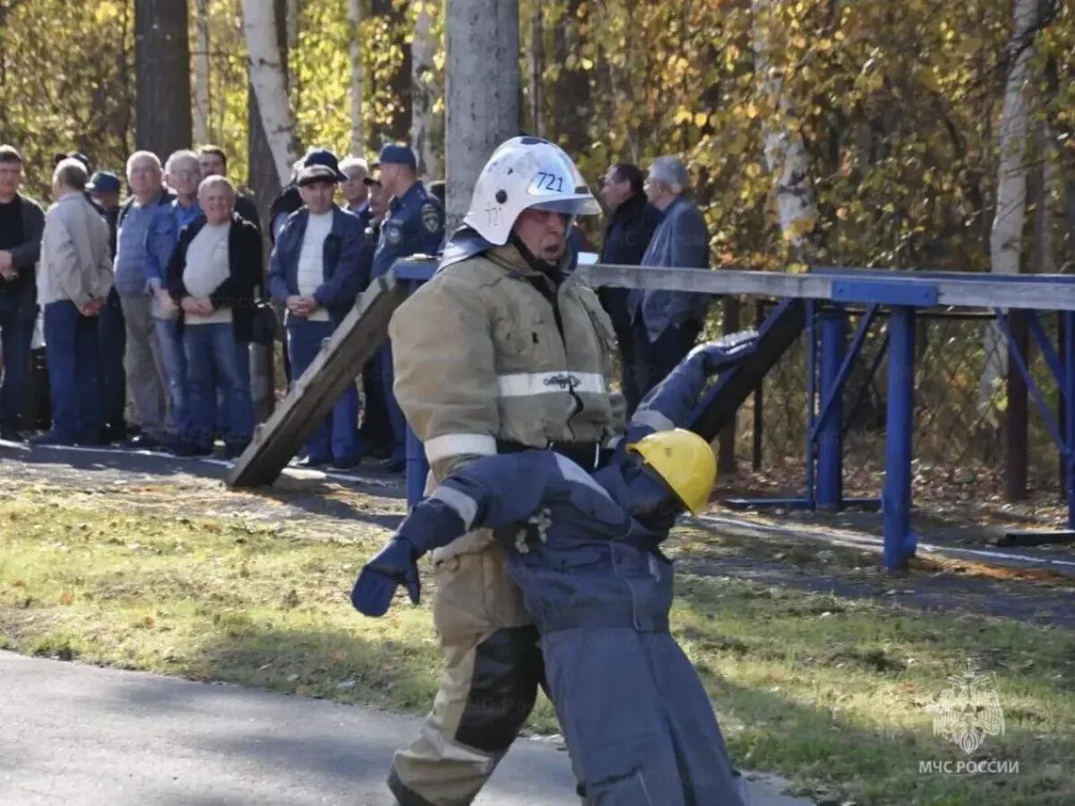 В специальной пожарной части прошел открытый турнир по пожарному многоборью