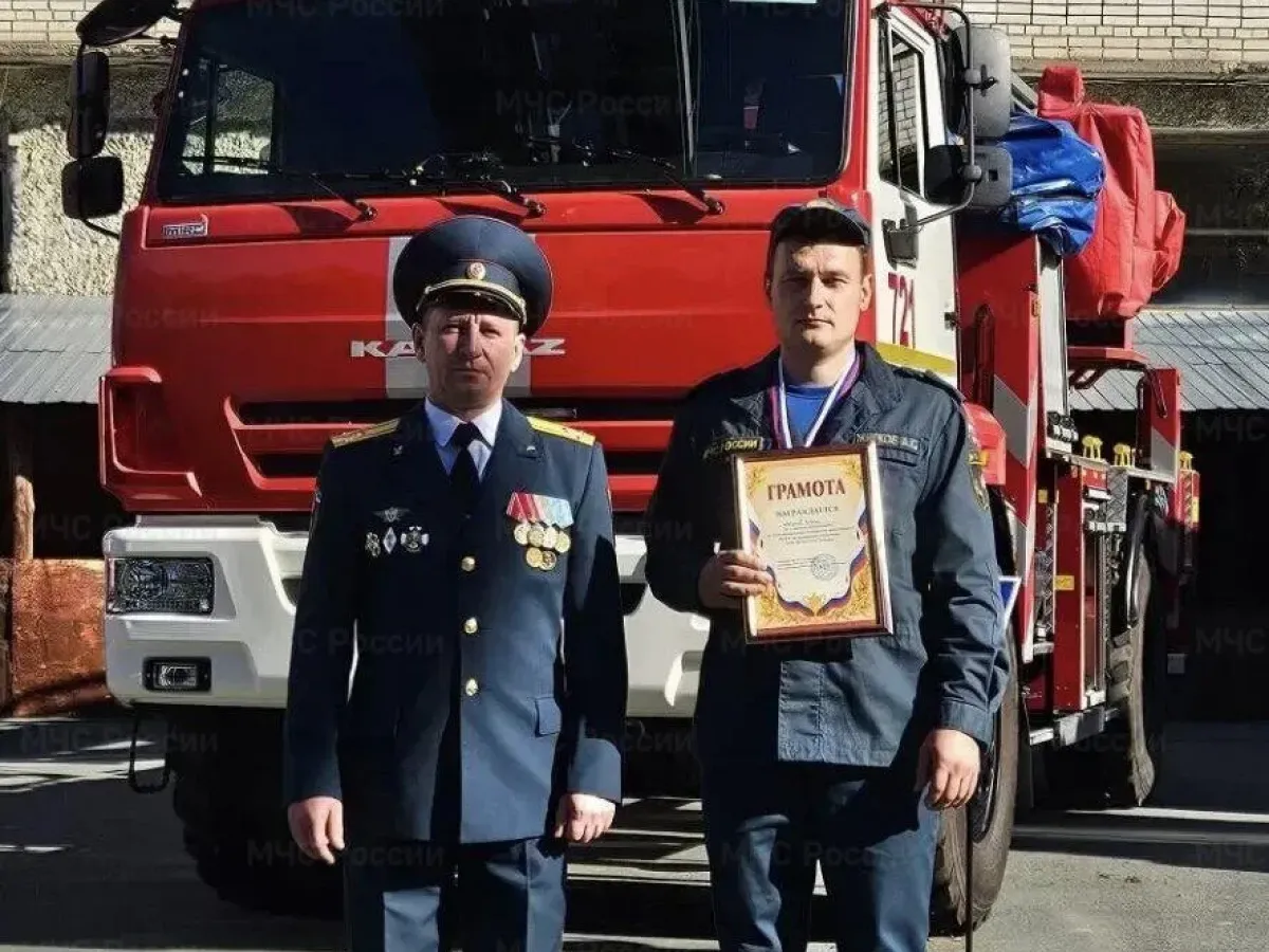 В специальной пожарной части прошел открытый турнир по пожарному многоборью