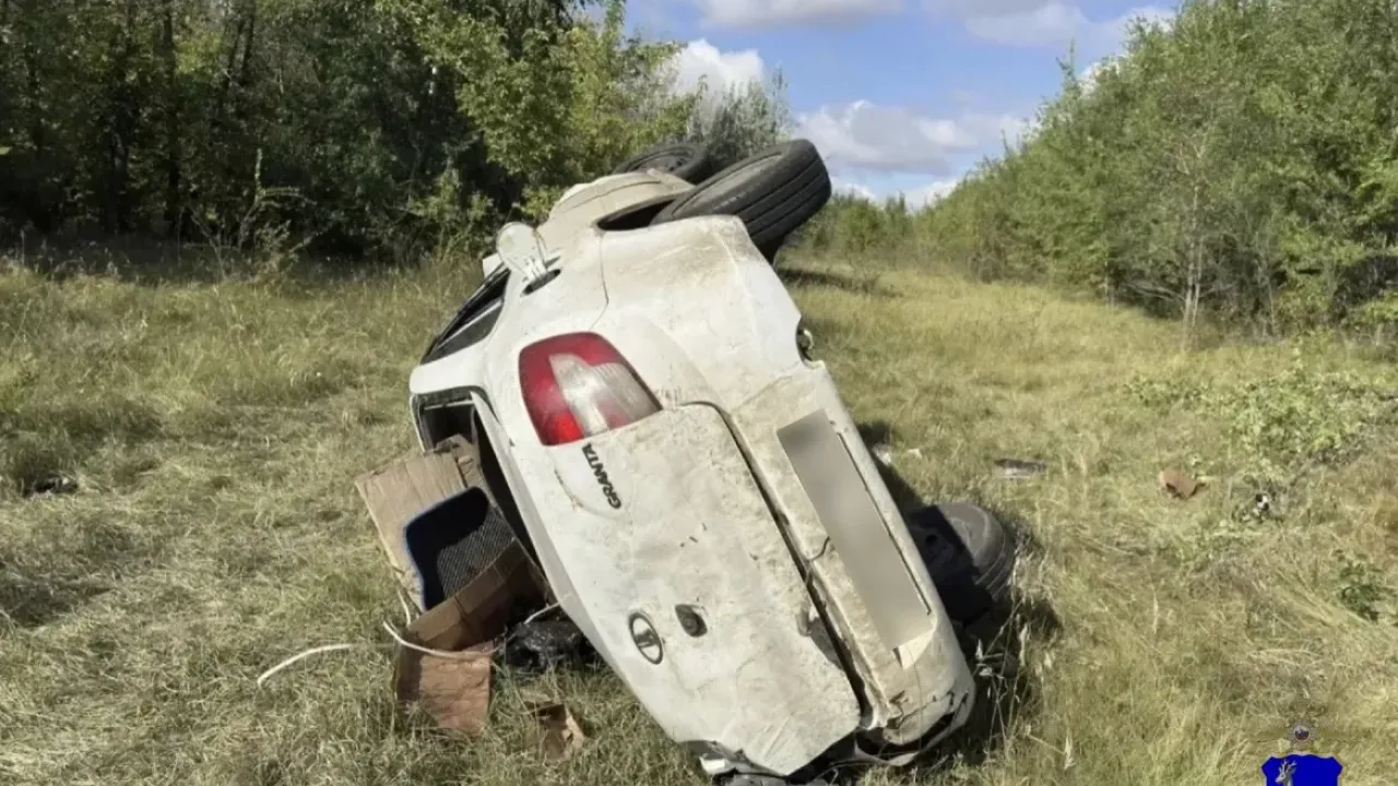 На автодороге А-300 в Самарской области водитель Lada Granta погиб после съезда в кювет — Самара Сейчас