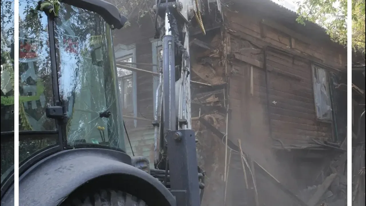 В Самаре продолжают снос расселенных аварийных домов — Самара Сейчас
