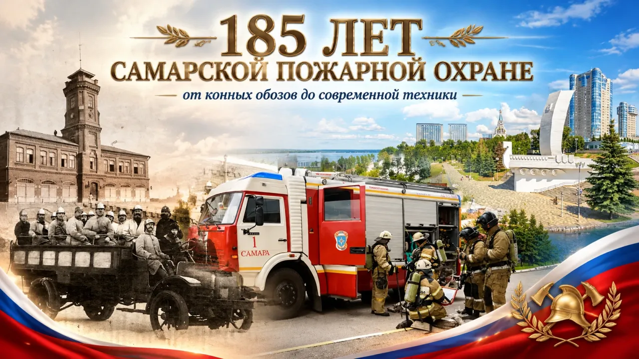 Самарская пожарная охрана отмечает 185-летие — Самара Сейчас