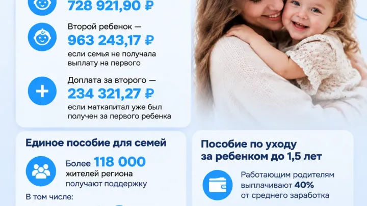 В Тюменской области более 71 тысячи семей получили сертификаты на маткапитал — Тюмень Сейчас