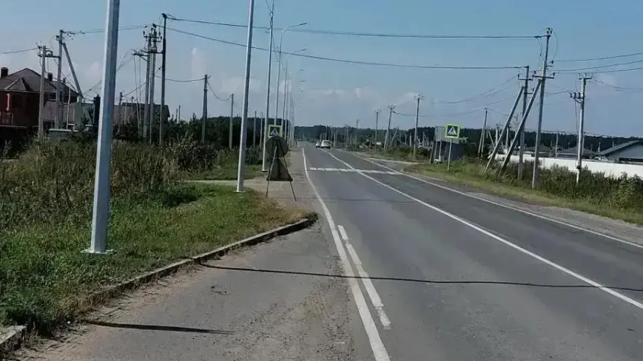 На дороге Тюмень — Салаирка в деревне Решетникова установили 168 светильников — Тюмень Сейчас