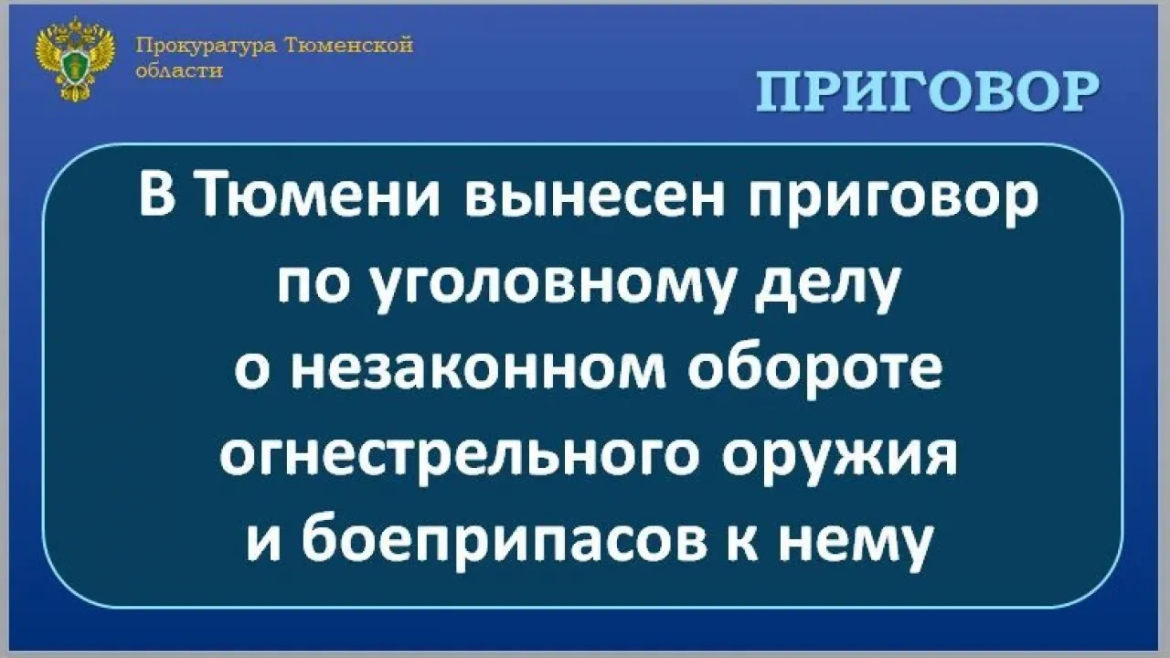 В Тюмени мужчину осудили за незаконное хранение найденного пистолета и патронов — Тюмень Сейчас