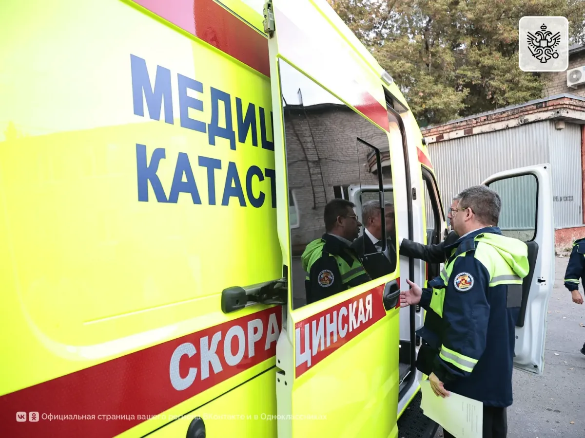 Ульяновскому центру медицины катастроф передали новый реанимобиль