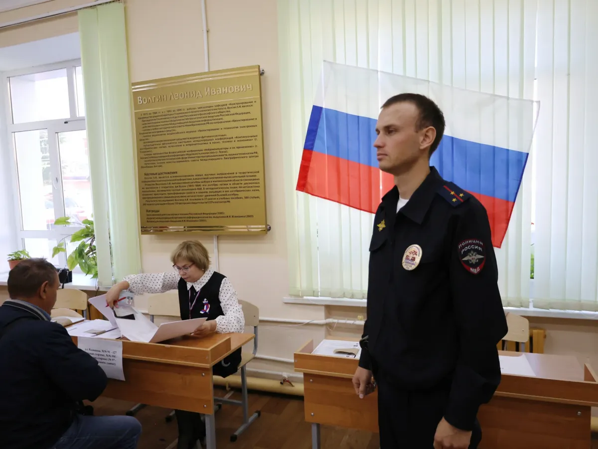 В Ульяновской области на выборах обеспечили охрану порядка и безопасность