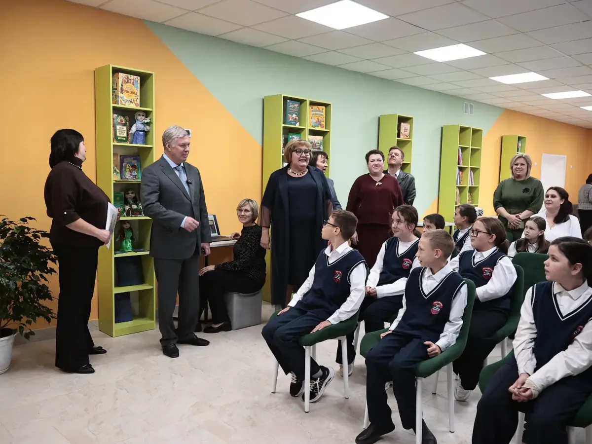 В Вешкаймском районе отчитались о ремонте лицея, библиотеки и дорог