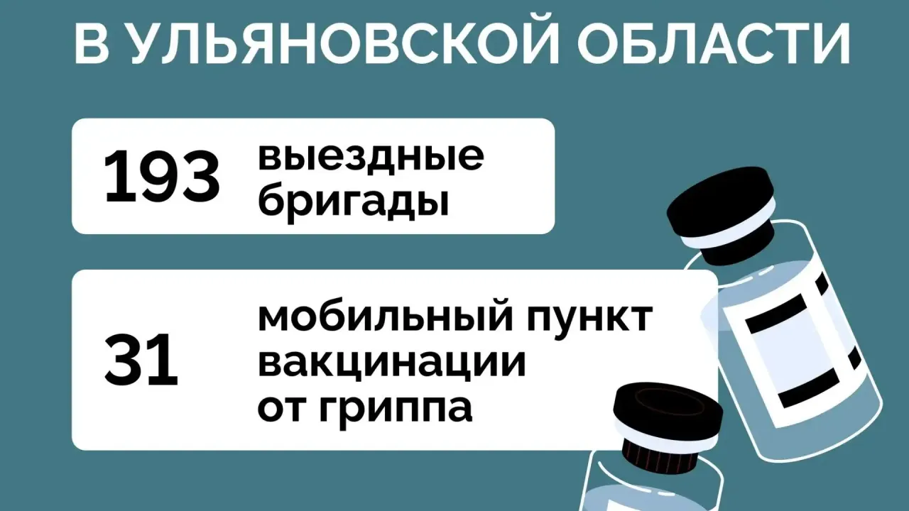 В регион поступило более 219 тысяч доз вакцин от гриппа — Ульяновск Сейчас